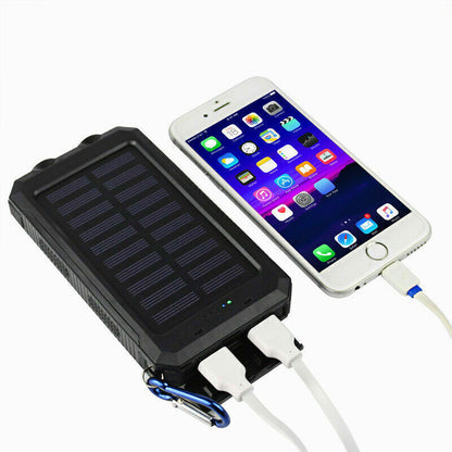 Super 20000Mah USB Portable Charger Solar Power Bank for Iphone Cell Phone 2023