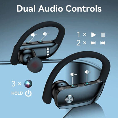 Bluetooth Earbuds TWS 5.3 Wireless Earphones Stereo Headphones Ear Hook with MIC