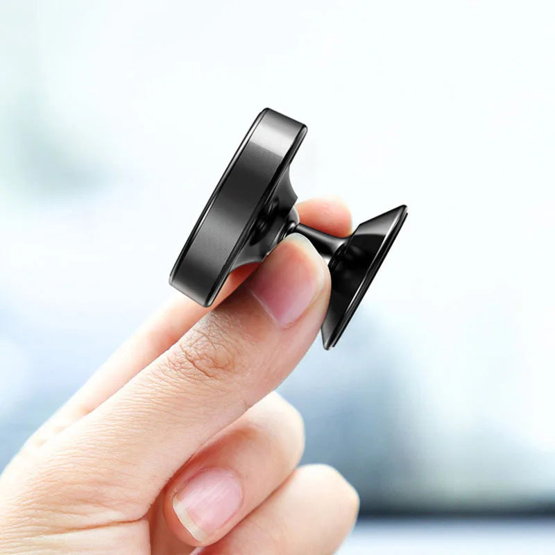 Magnetic Car Phone Holder Magnet Mount Mobile Cell Phone Stand Telefon GPS Support Strong Adsorption Stable Metal Material