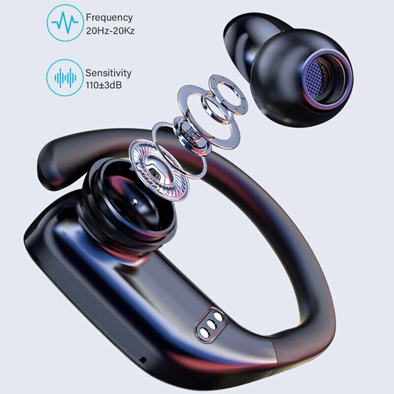 Bluetooth Earbuds TWS 5.3 Wireless Earphones Stereo Headphones Ear Hook with MIC